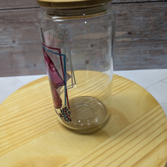 16 oz scrub life clear glass tumbler - Picture 2 of 3